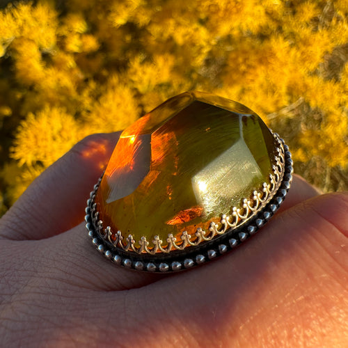 Amber Statement Ring