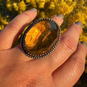 Amber Statement Ring