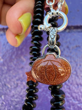 Load image into Gallery viewer, Midnight Pumpkin Necklace