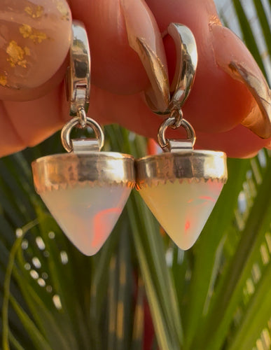 Opalite Spike Earrings