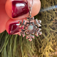 Load image into Gallery viewer, Snowflake Necklace
