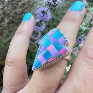 Checkered Bolt Ring