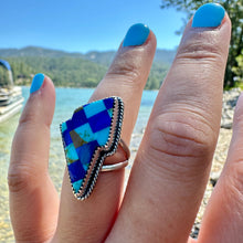 Load image into Gallery viewer, Checkered Bolt Ring