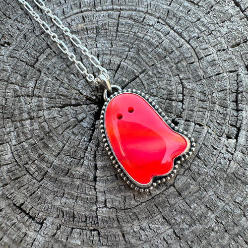Summerween Ghost Necklace