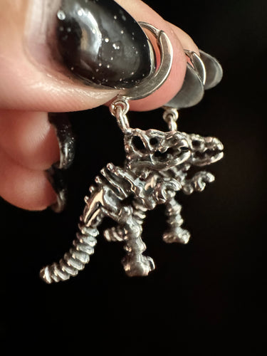 T-Rex Skeleton Earrings