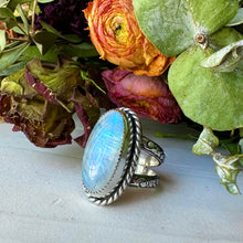 Load image into Gallery viewer, Rainbow Moonstone Ring