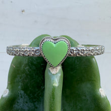 Load image into Gallery viewer, Turquoise Heart Cuff