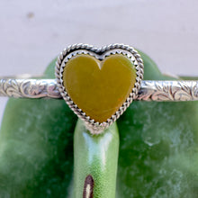Load image into Gallery viewer, Turquoise Heart Cuff