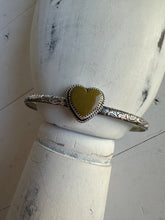 Load image into Gallery viewer, Turquoise Heart Cuff