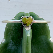 Load image into Gallery viewer, Turquoise Heart Cuff
