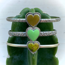 Load image into Gallery viewer, Turquoise Heart Cuff