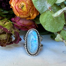Load image into Gallery viewer, Rainbow Moonstone Ring