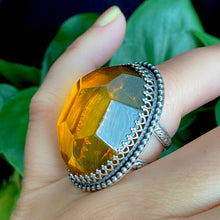 Load image into Gallery viewer, Amber Statement Ring