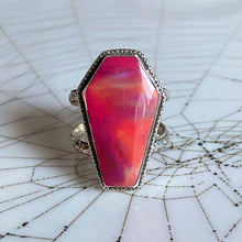 Load image into Gallery viewer, Aurora Opal Coffin Ring