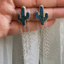 Load image into Gallery viewer, Druzy Dreams Cactus Earrings