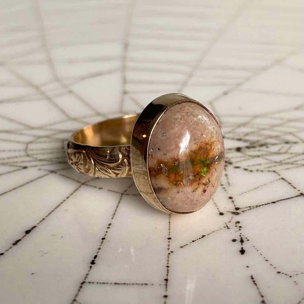 Mexican Opal Ring #4