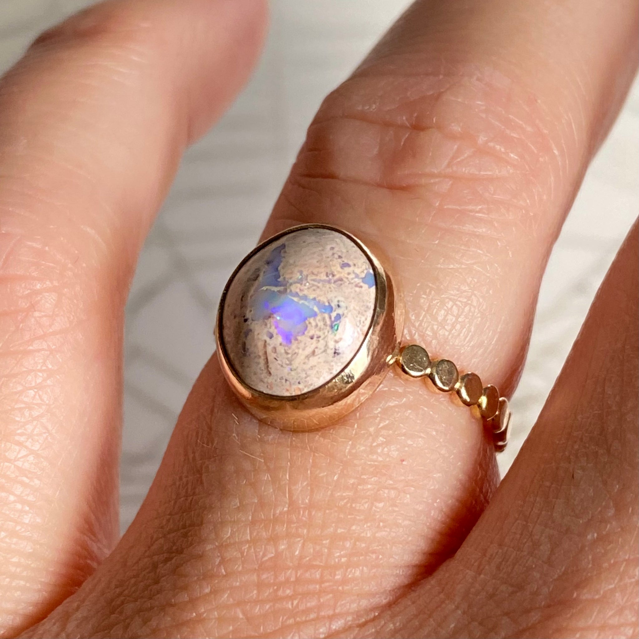 Mexican on sale opal ring