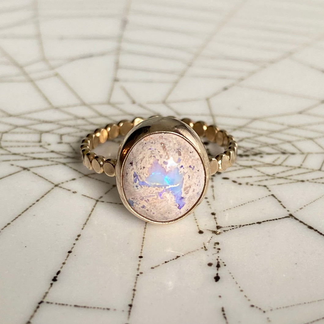 Mexican Opal Ring #5