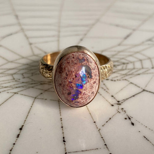 Mexican Opal Ring #3