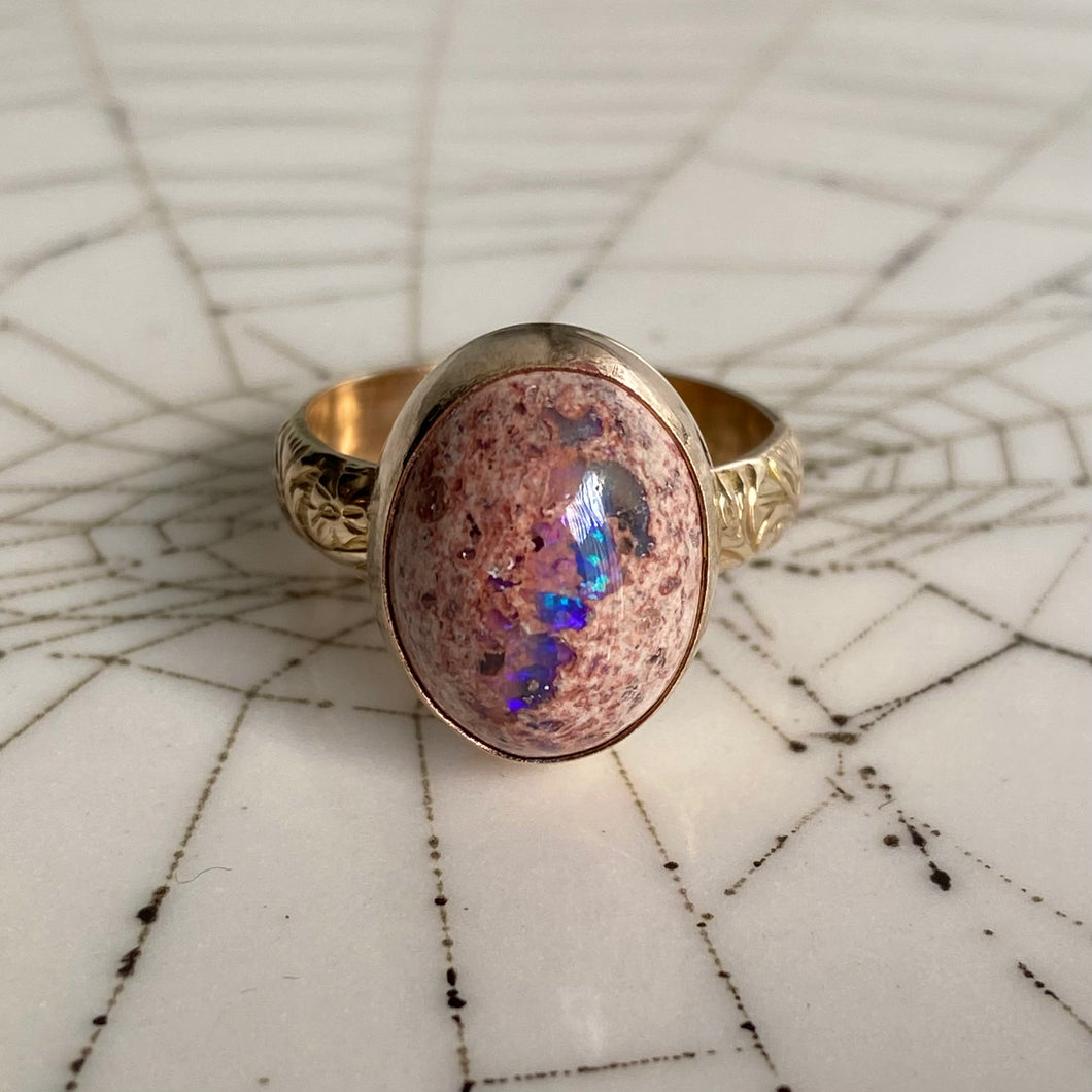 Mexican Opal Ring #3