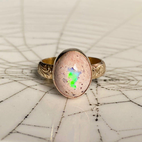 Mexican Opal Ring #7