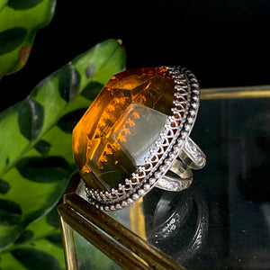 Amber Statement Ring